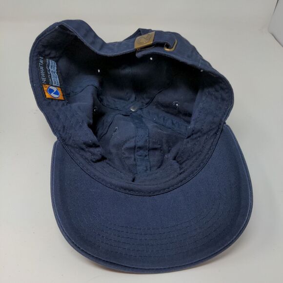 Newhattan Men's Slideback Hat Blue OSFA Embroidered Alien Greys Logo - Picture 10 of 12